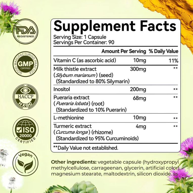 OxyBoost Milk Thistle Liver Detox & Colon Cleanse