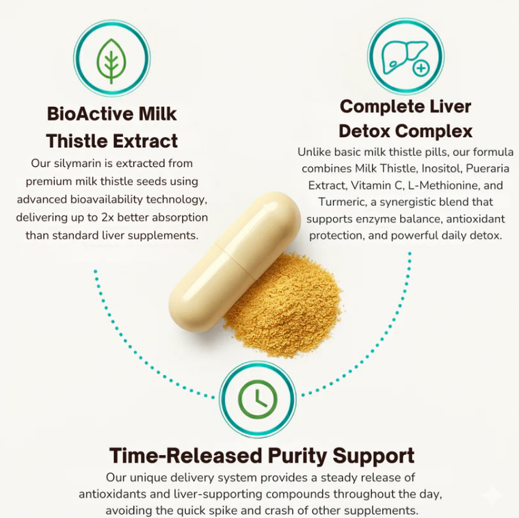 OxyBoost Milk Thistle Liver Detox & Colon Cleanse