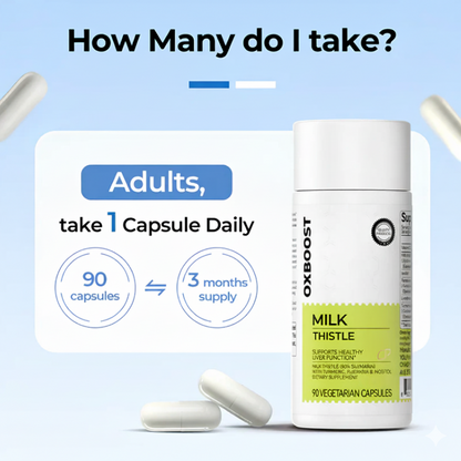 OxyBoost Milk Thistle Liver Detox & Colon Cleanse