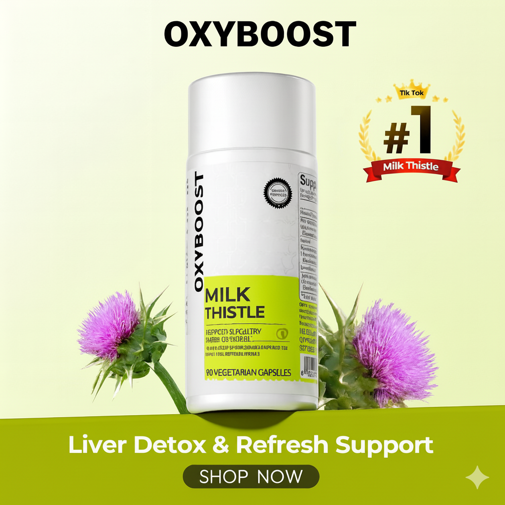 OxyBoost Milk Thistle Liver Detox & Colon Cleanse